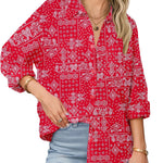 Nadorine Linen Button Down Shirts  Long Sleeve Cotton Gauze Tops