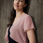 Nadorine Bolero Chiffon Festive Short Sleeve Bolero Jacket (DE Only)