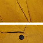 Nadorine Women's Blazer Elegant 3/4 Sleeve Long Blazer (DE Only)