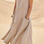 Women's Sleeveless Cotton Dress