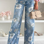 PASTEL FLOWERS jeans