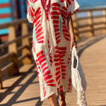 Kimono Sleeve Oversized Blouse Dress