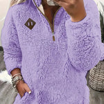 Ayla ��� Ultra-Soft High-Neck Fleece Pullover