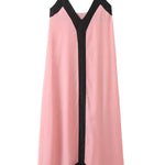 Two-Color Block Slip Dress