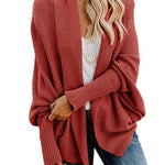 Knitted Casual Knitted Solid Cotton Winter Cardigan