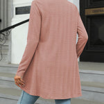 Open Front Cardigan Long Sleeve Knit Sweater Outwear