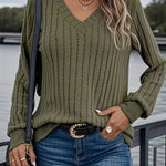 Ariana | Cozy V-Neck Sweater