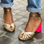 Bicolored All Day Comfort Heels
