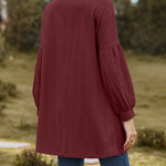 Solid Knit Soft Long Sleeve Open Front Lightweight Knit Cardigans