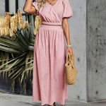 Two Piece Outfits Casual Lounge Sets Ruffle Sleeve Crop Tops and Long Skirts Suits