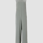Sleeveless Strap Baggy Dungarees Jumpsuits Long Bib Pants Wide Leg Jumpsuits Rompers Overalls