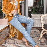 Velvet Kimono Coat