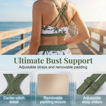 Maren | Three-Piece Tankini Bikini & Cover-Up Set