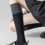 Casual Contrast Color Socks Accessories