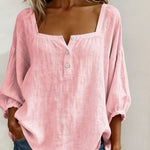 Annika | Stylish Relaxed Button Blouse