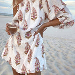Casual Lantern Sleeve Dress