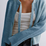 PCSILLY LS REV TIE KNIT NOOS BC