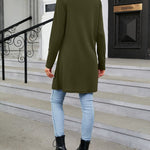 Lightweight Open Front Cardigans Long Sleeve Casual Soft Drape Knit Cardigan