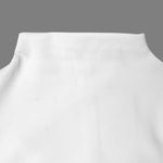 Flared Sleeves Long Sleeves Solid Color Stand Collar Mini Dresses