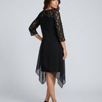 Ava Harrington | Mesh Sleeve Cape Mini Dress For Women