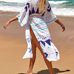 Long Beach Kimono Robe Cover ups Beach Cardigan Maxi Dress