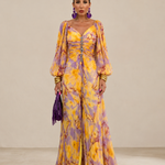 Isadorea | Floral Deep V-Neck Maxi Dress