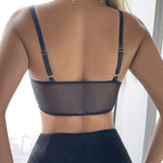 Solid Strap Wrap Hollow Out Vest