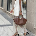 White Lace Wide-Leg Maxi Dress