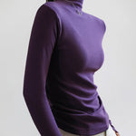 Half Turtleneck Long Sleeve Slim-fit Base T-shirt
