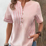 Lila™ | Soft Striped Blouse