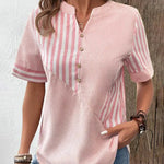 Meline | Soft Striped Blouse