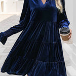 Vintage Velvet A-Line Dress