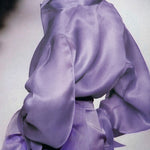False Two Long Sleeves Solid Color Split-Joint Lapel Blouses&Shirts Tops
