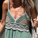 Vigo Boho Crochet Dress Holiday Dress