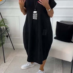 Gloria | Stylish Short Sleeved Dress