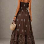 Patricia - Paisley Wrap Maxi Dress