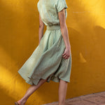 Summer Short Sleeve Button Holiday Party Dress Shirt Dress