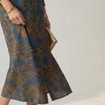 Lune | Natural Wrap Midi Dress