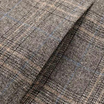 KZZ Men's Plaid Single-Breasted Blazer