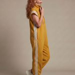 Lark™ | Zip Front Stripe Panel Jumpsuit