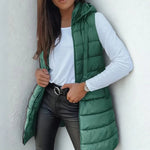 Charlie | Casual Sleeveless Hooded Puffer Vest