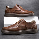 Men's Textured Derby Shoes | Refined Smart-Casual Fit