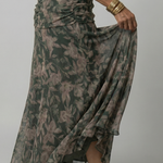 Calen | Off Shoulder Flow Midi Dress