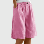 Miley | Elegant Cotton-Linen Shorts
