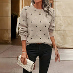 MAEVE���-  Polka Dot Sweater