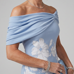 Cosma | Off Shoulder Midi Dress