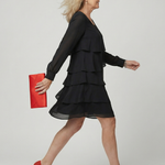 Kirax | Clean Layered Knee Length Dress