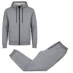 KZZ Men’s Fleece Zip Hoodie & Jogger Sets