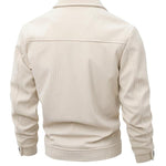 KZZ Men's Corduroy Jacket - Autumn/Winter Warm Collar Casual Coat