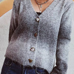 Rainbow Candy Color Sweater Jacket